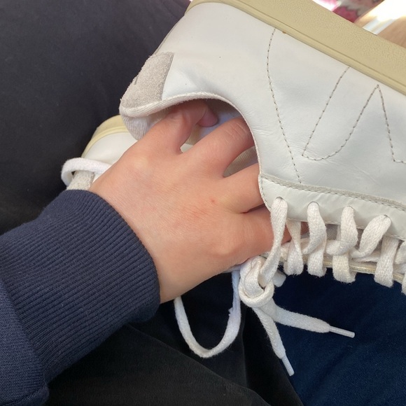 Veja / Esplar Leather sneakers in Extra-White 38  7 - Picture 6 of 7